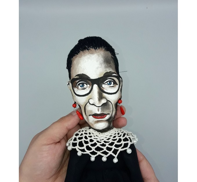 Ruth Bader Ginsburg Notorious rbg feminist - American lawyer and jurist - Collectible doll