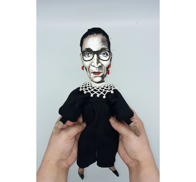 Ruth Bader Ginsburg Notorious rbg feminist - American lawyer and jurist - Collectible doll