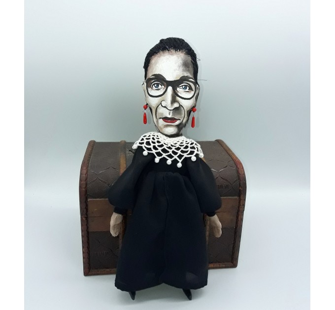 Ruth Bader Ginsburg Notorious rbg feminist - American lawyer and jurist - Collectible doll