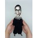 Ruth Bader Ginsburg Notorious rbg feminist - American lawyer and jurist - Collectible doll