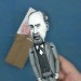 Austrian neurologist, the founder of psychoanalysis -  physical therapy art - Collectible figurine hand painted + miniature books