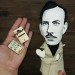 Famous American writer, Nobel Prize, author - Book lover gift - Collectible doll + miniature books