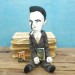 Mikhail Bulgakov doll - Master and Margarita - Bookshelf decor, Literary Gift for Reader - Collectible doll