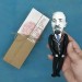 Vladimir Lenin figure, Russian communist, Propaganda USSR - Philosophy Gift - Historical doll, Collectible doll