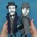 Basil Rathbone detective doll