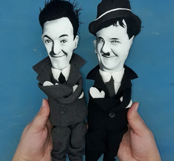 Famous comedy duo Classical Hollywood - Collectible dolls