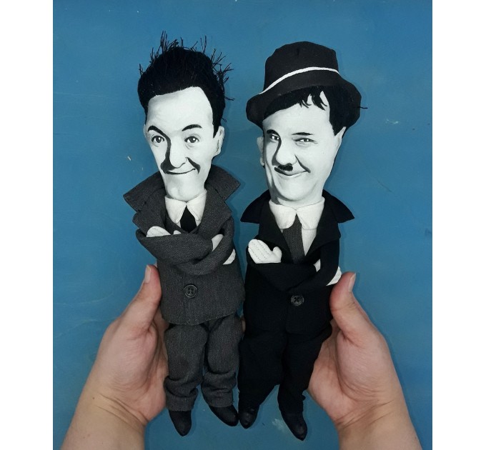 Famous comedy duo Classical Hollywood - Collectible dolls