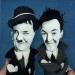 Famous comedy duo Classical Hollywood - Collectible dolls