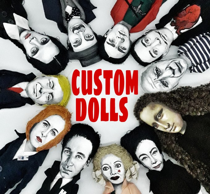 Famous comedy duo Classical Hollywood - Collectible dolls