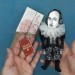 William Shakespeare English playwright, poet, author Hamlet - Bookworm gift - book shelf decoration - Collectible doll + Miniature Book