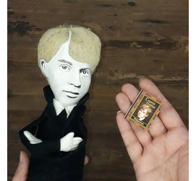 Sergey Yesenin  Russian poets of the 20th century - collectible doll