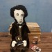 Alexander Pushkin Russian poet - Literary gift - Collectible doll + Miniature Books