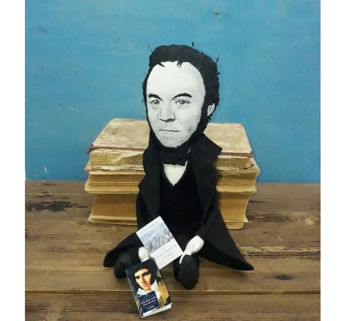 Famous French writer - Literary gift for Readers, Gift for novelist - Collectible doll