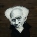 Arthur Schopenhauer German philosopher - Introvert gift - Collectible doll hand painted