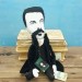 Famous French author 19 th century - Literary gift - Book group gift - Collectible doll + miniature books