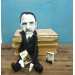 W. Somerset Maugham English playwright, novelist - Gift for writer - Collectible doll + miniature books