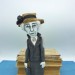 famous detective charaster - bookshelves decor - Readers & Writers gift - collectible doll