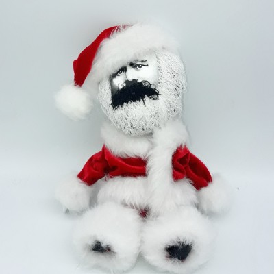 Karl Marx Santa doll