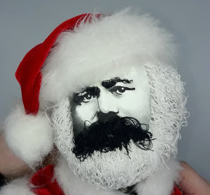 Karl Marx Santa Claus - Merry Christmas - collectible doll