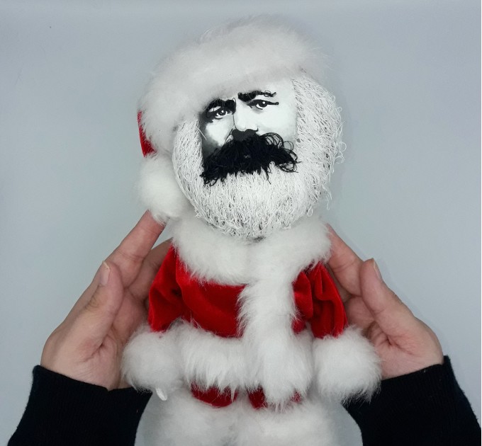 Karl Marx Santa Claus - Merry Christmas - collectible doll