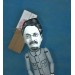 Leon Trotsky action figure - Russian revolutionary, communist, Soviet politician - History teacher gifts - historical collectible doll hand painted