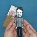 Leon Trotsky action figure - Russian revolutionary, communist, Soviet politician - History teacher gifts - historical collectible doll hand painted