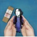 Oscar Wilde literary statuette, Gift for Readers! collectible doll + Miniature Book