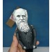 Charles Darwin scientist action figure, English naturalist, geologist and biologist, atheist - Theory of evolution - biology teacher gift - Collectible doll + miniature book