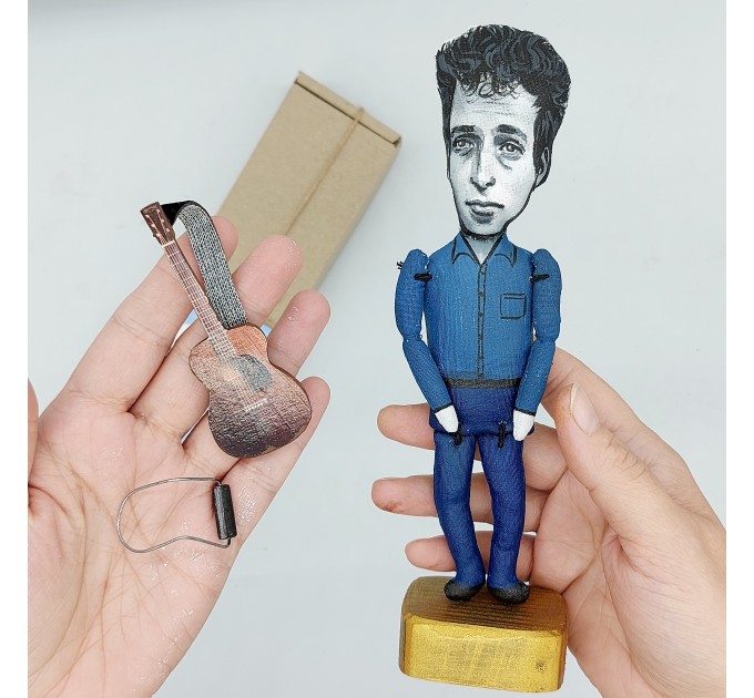 Bob Dylan musician figurine