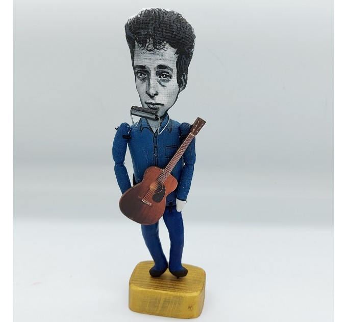 Bob Dylan musician figurine