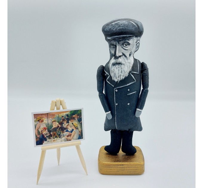 Pierre Auguste Renoir French artist figurine - Art teacher gift! 