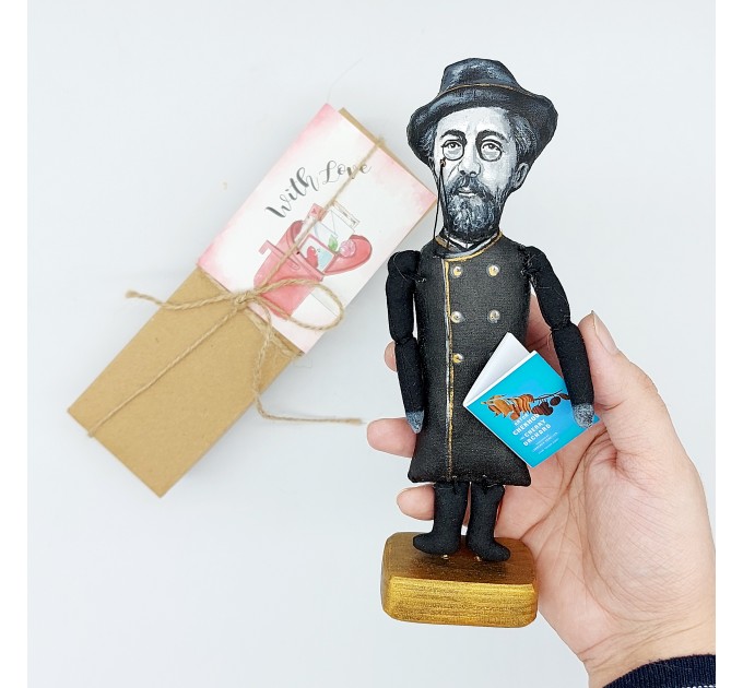 Anton Chekhov literary figurines - Literature gift!