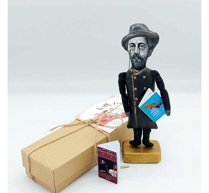 Anton Chekhov literary figurines - Literature gift!