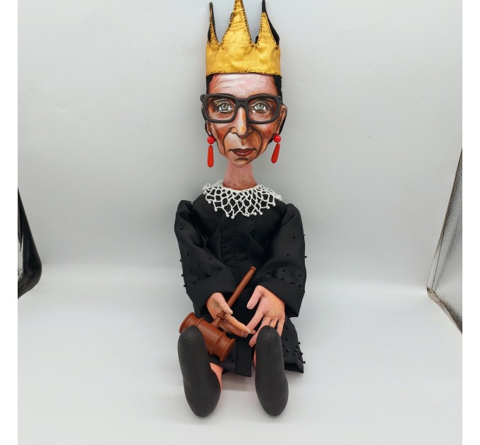 Ruth Bader Ginsburg doll ( 23 1/2 inches ) American lawyer - Companion doll