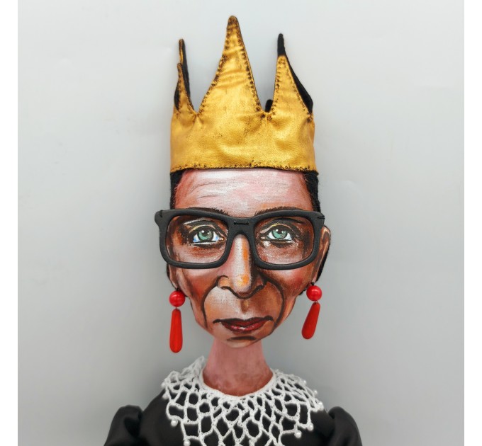 Ruth Bader Ginsburg doll ( 23 1/2 inches ) American lawyer - Companion doll