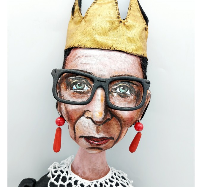 Ruth Bader Ginsburg doll ( 23 1/2 inches ) American lawyer - Companion doll