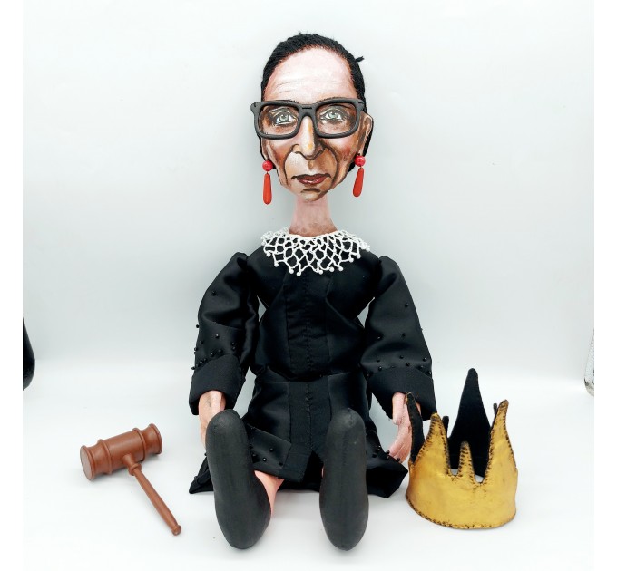 Ruth Bader Ginsburg doll ( 23 1/2 inches ) American lawyer - Companion doll