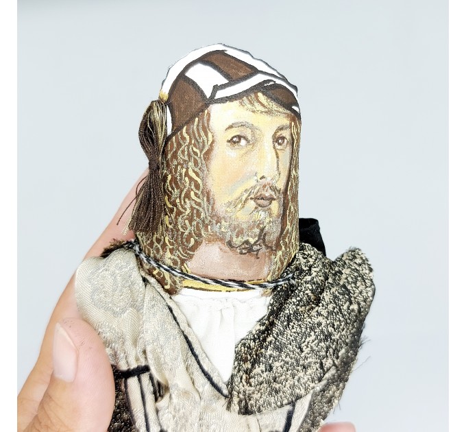 Albrecht Dürer famous German painter the Renaissance figurine - Art studio decor - Collectible doll