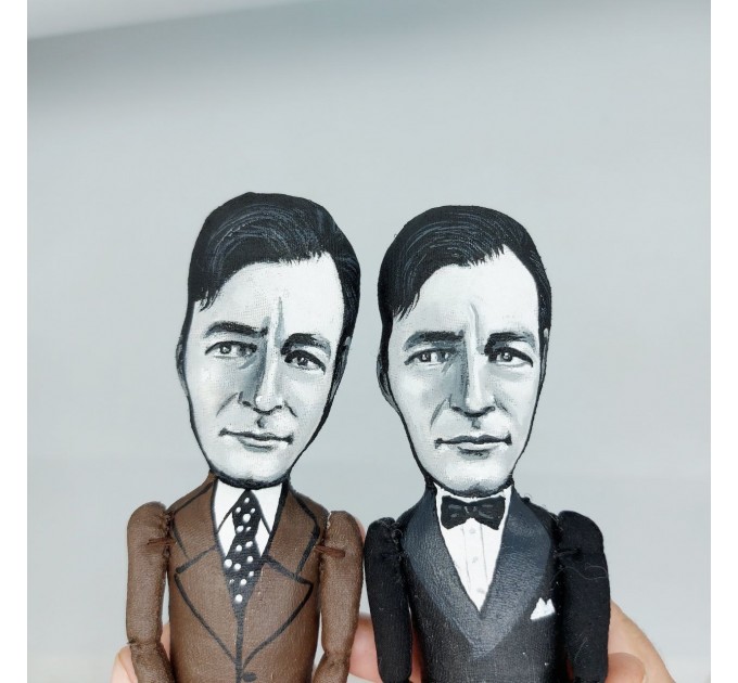 Claude Rains famous actor the Golden Age of Hollywood - Retro Movie fans gift! Collectible doll