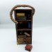 Book worm Library Bookcase, Dollhouse Library miniature furniture 1 : 12