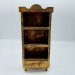Miniature handmade wooden Bookcase, Library decor, Bookshelves art - Gift for librarian! 
