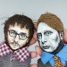 Set Hannibal Lecter and Will Graham ornaments, Halloween Horror Movie ornaments