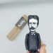 Winslow Homer figurine, famous American landscape painter of 19th-century - Art teacher gift!
