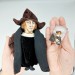 Christopher Columbus figure, famous  Italian explorer and navigator, traveler - History gift!