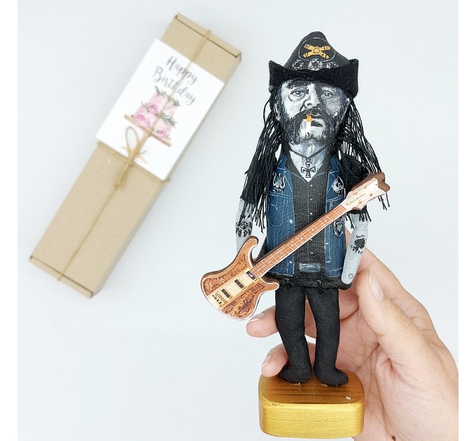 Lemmy Kilmister figure, British musician, vocalist band Motörhead - Fans gift!