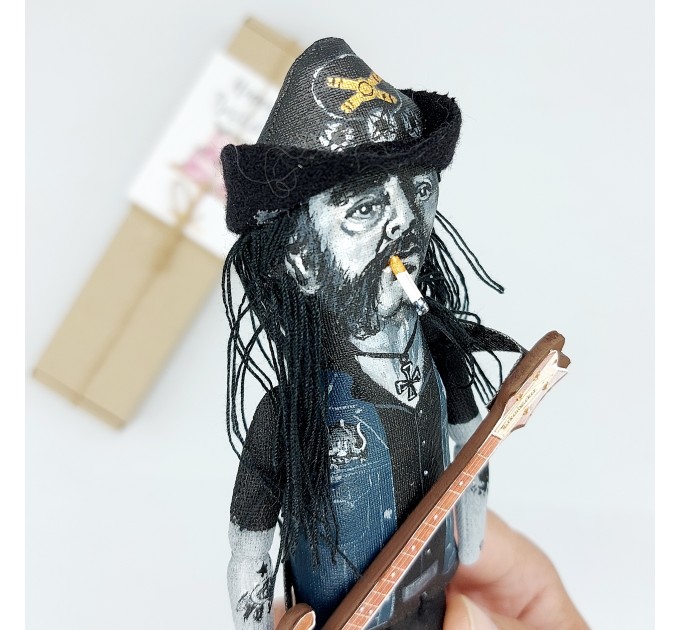 Lemmy Kilmister figure, British musician, vocalist band Motörhead - Fans gift!
