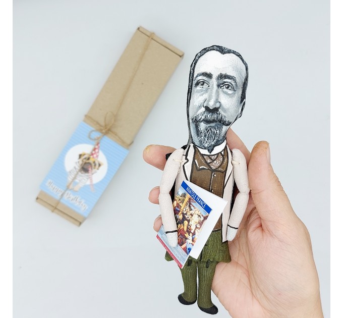 Anatole France figure, French poet, journalist, novelist - Gift idea for writer!