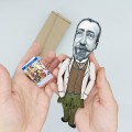 Anatole France figure, French poet, journalist, novelist - Gift idea for writer!