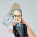 Thomas Nagel figure, American philosopher, Gift for professor of Philosophy, Library decor