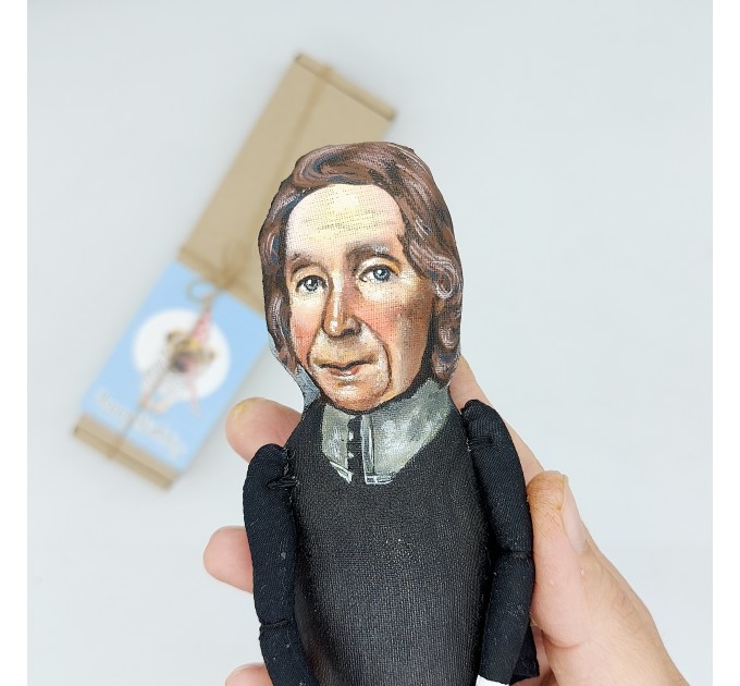 Nicolas Malebranche figurine, French Catholic priest, rationalist philosopher 